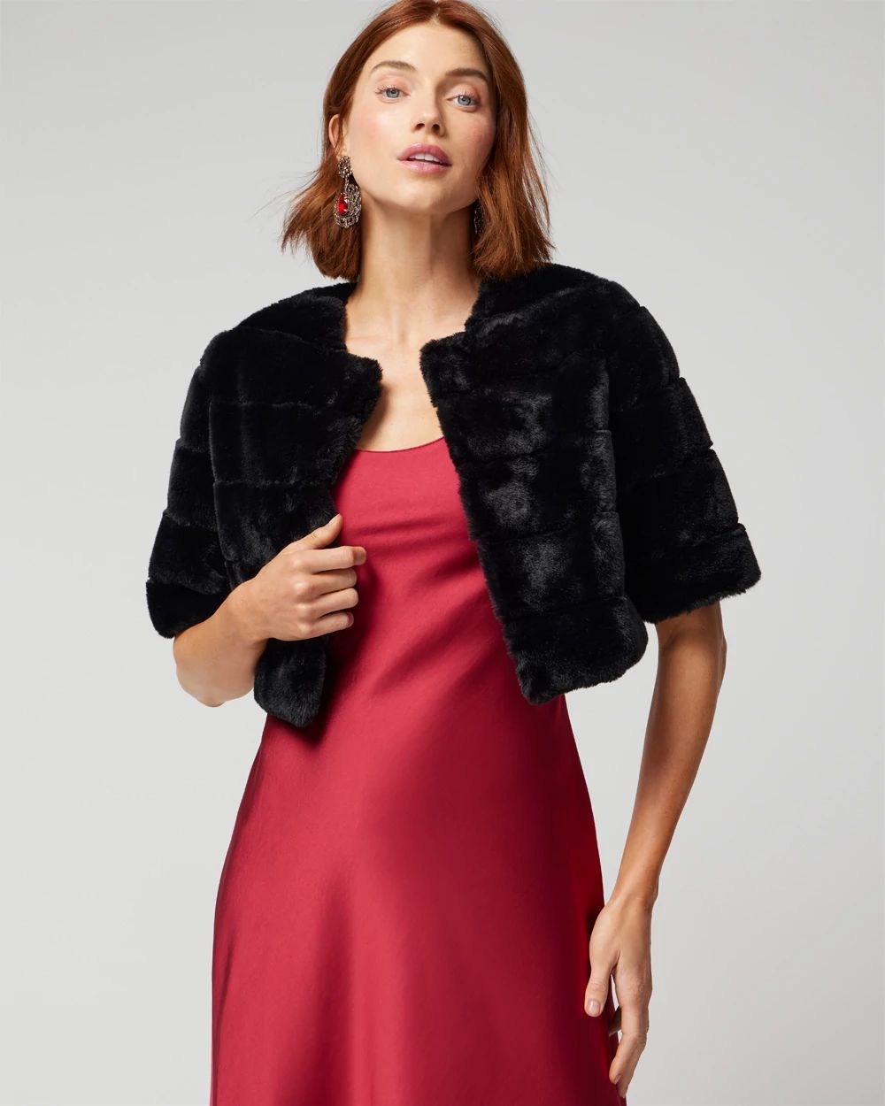 Faux Fur Bolero